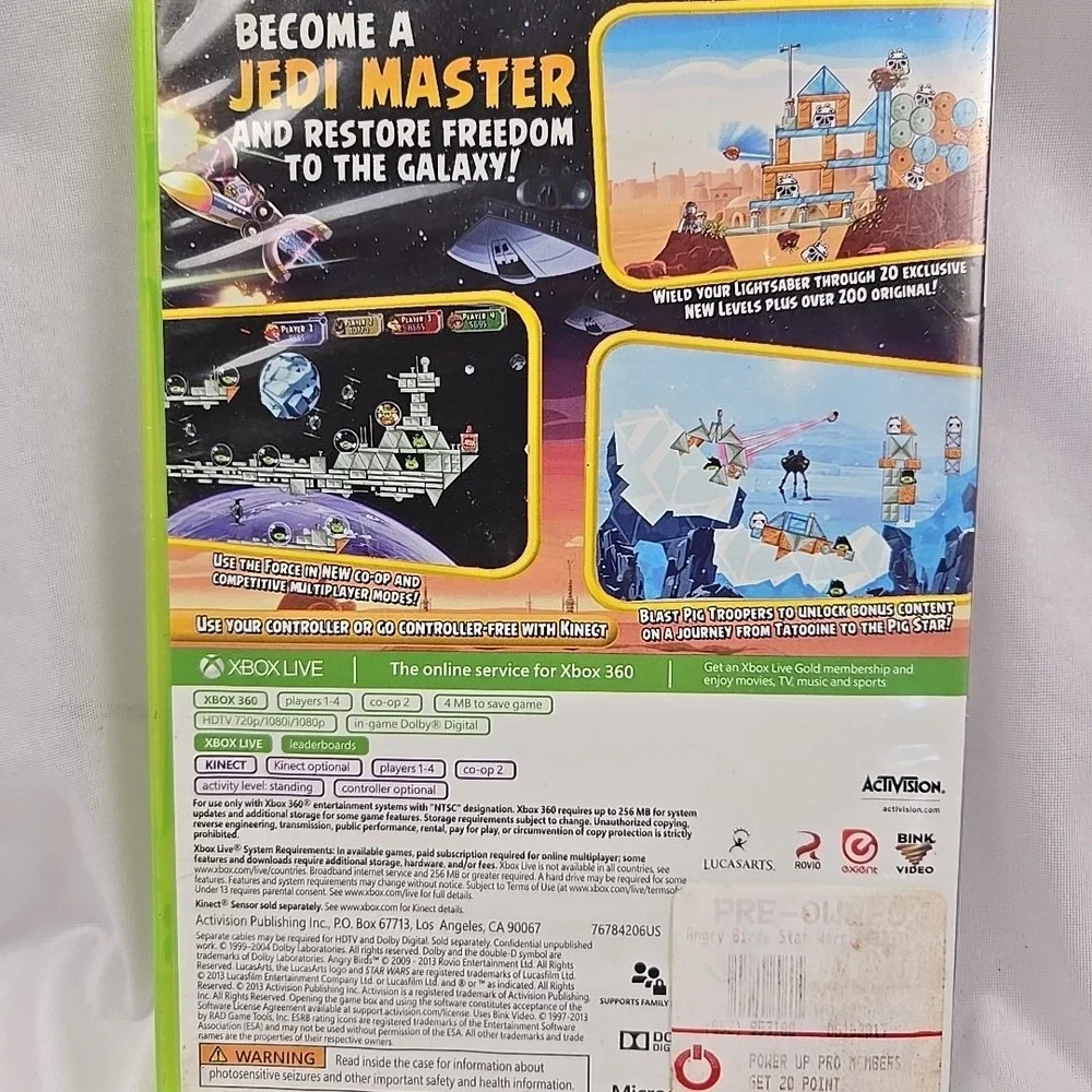 Angry‎ Birds: Star Wars - Microsoft Xbox 360